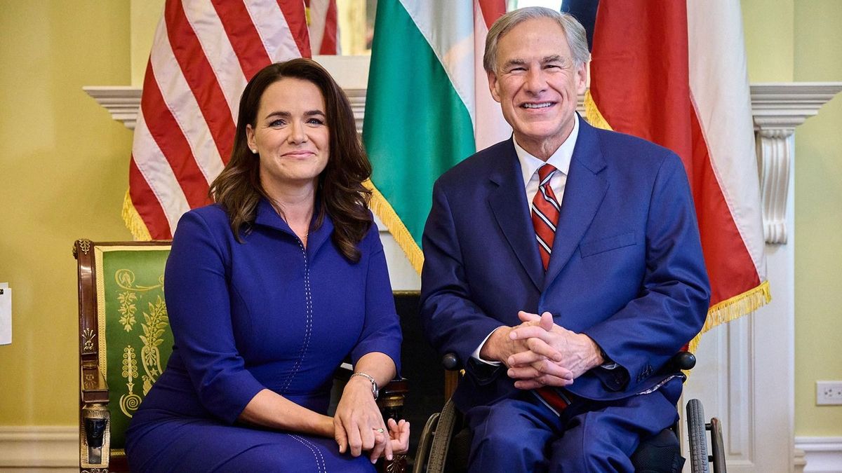 Novák Katalin Texas kormányzójával tárgyalt