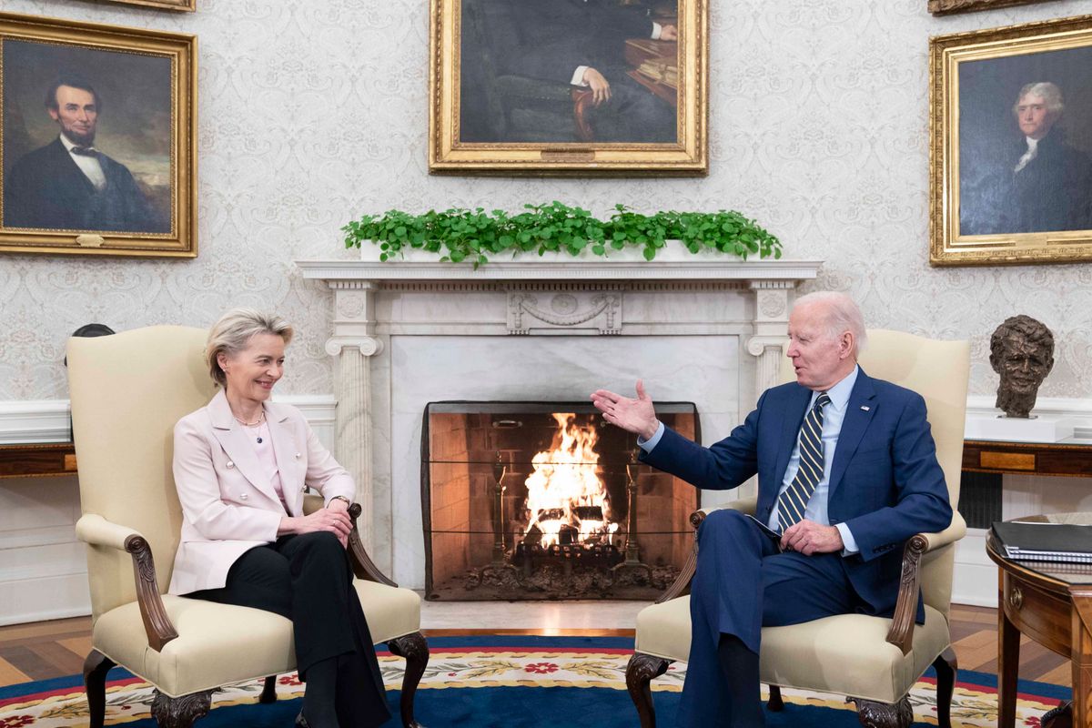President Biden Meets With President of EU Commission Ursula von der Leyen
