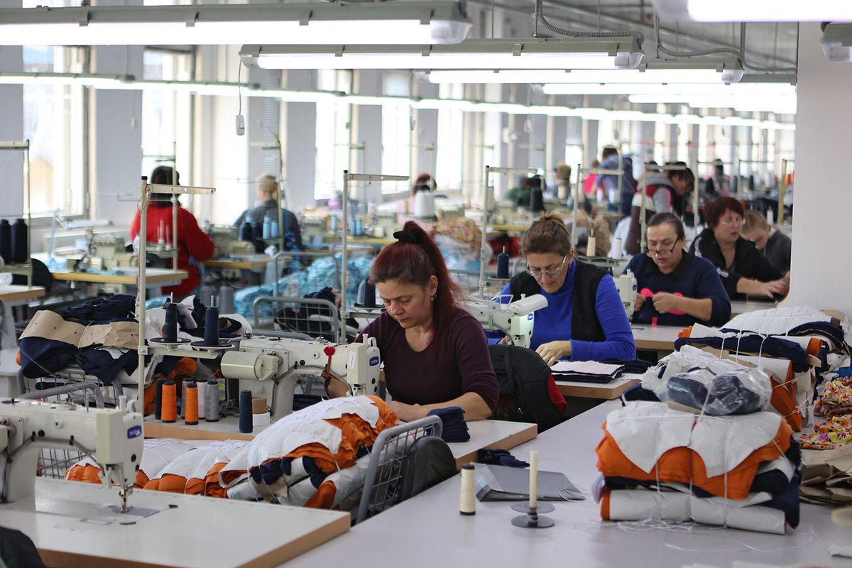 Garment factory in Ivano-Frankivsk