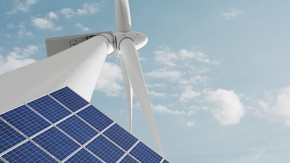 Renewable,Energies,Solar,Photovoltaic,Panel,And,Windmill,For,Electric,Energy