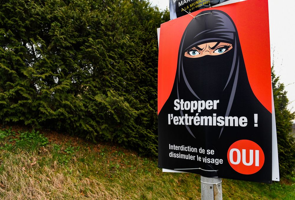 A,Campaign,Poster,,In,Favour,Of,The,"burqa,Ban",Initiative