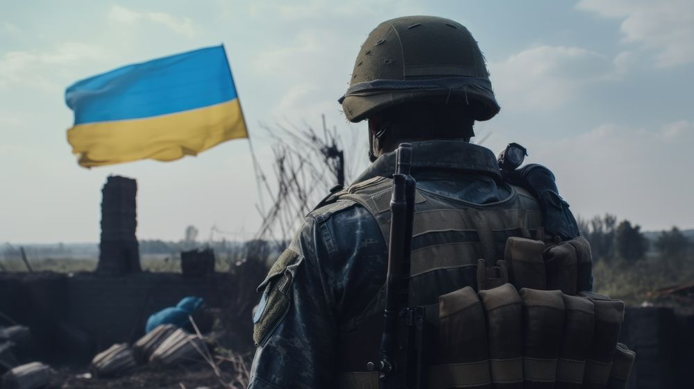 Ukraine,War,Soldier,Flag,Protection,Body,Armor,Helmet