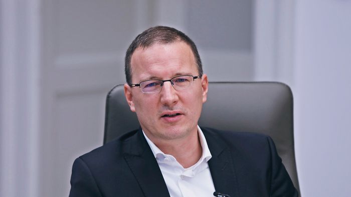 20211117 BudapestMagyar Bankholding sajtóbeszélgetés.Fotó: Bach Máté (BPM)Magyar Nemzetképen: Egerszegi Ádám transzformációért felelős vezérigazgató-helyettesEgerszegi Ádám transzformációért felelős vezérigazgató-helyettes  20211117 Budapest Fotó Bach Máté Magyar Nemzet 