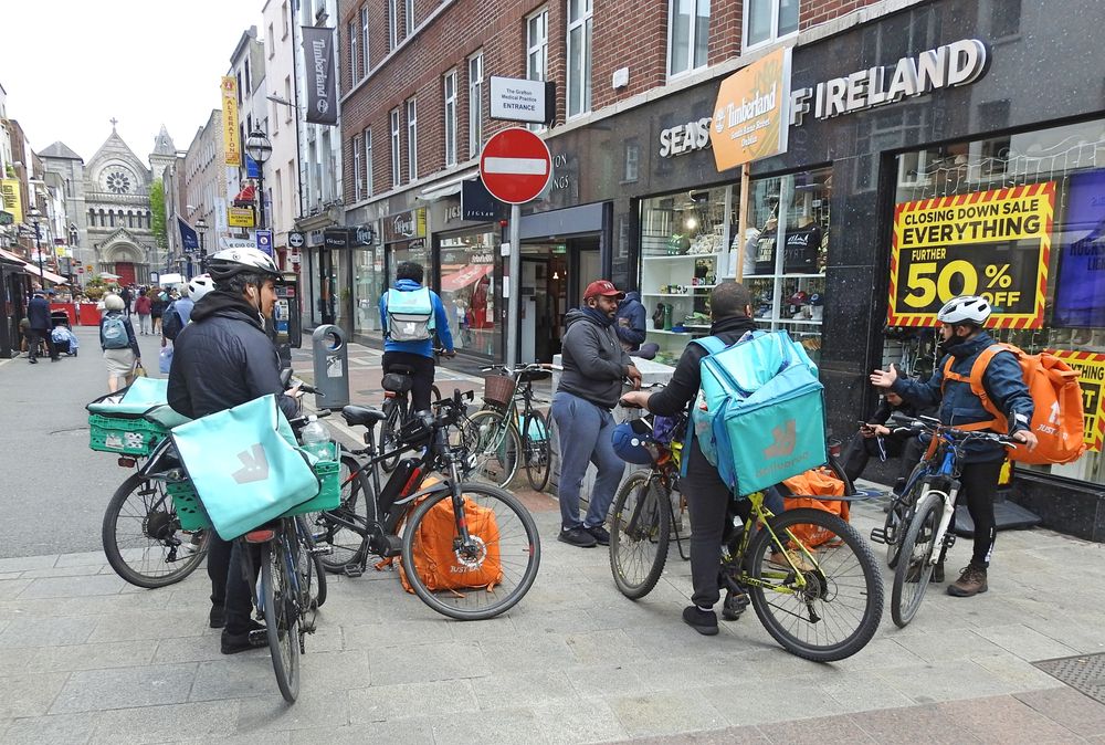 11th,June,2021,Dublin,Ireland.,Fast,Food,Delivery,Couriers,From