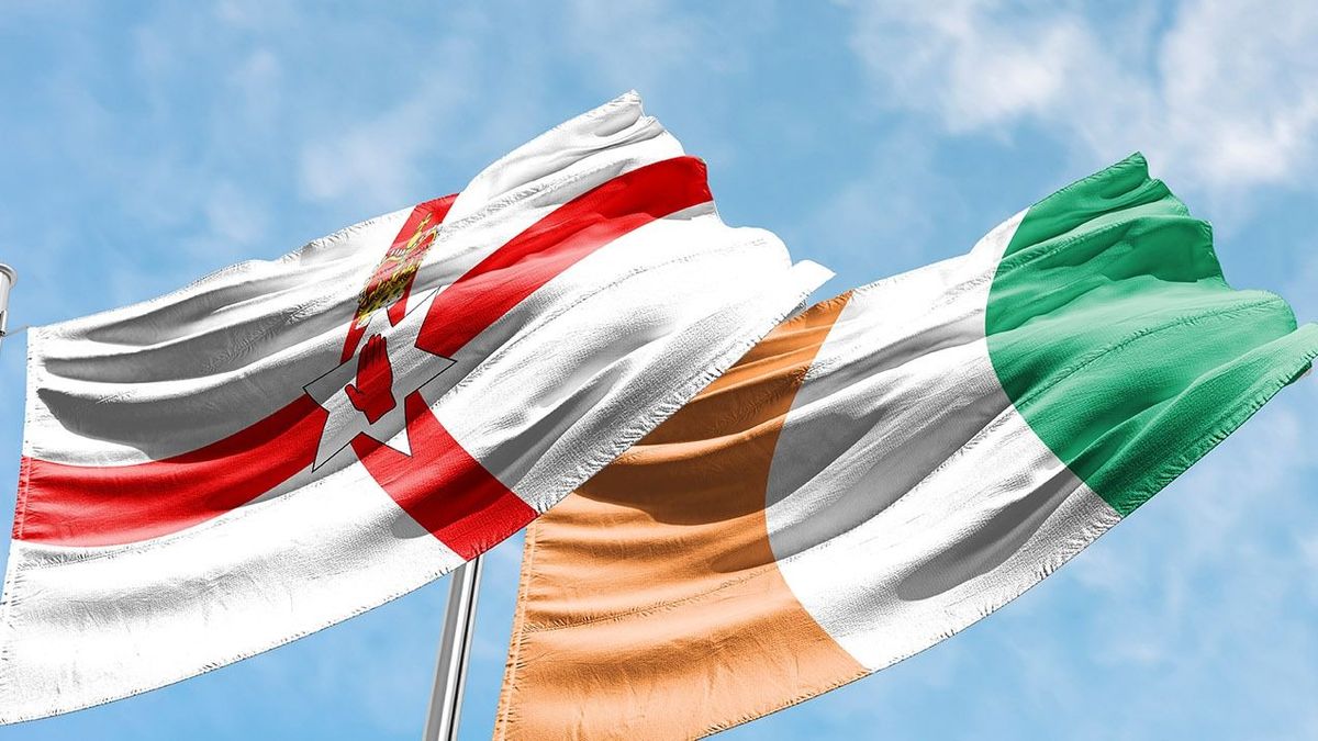 Flag,Of,Ireland,And,Northern,Ireland,.unification,Of,Ireland