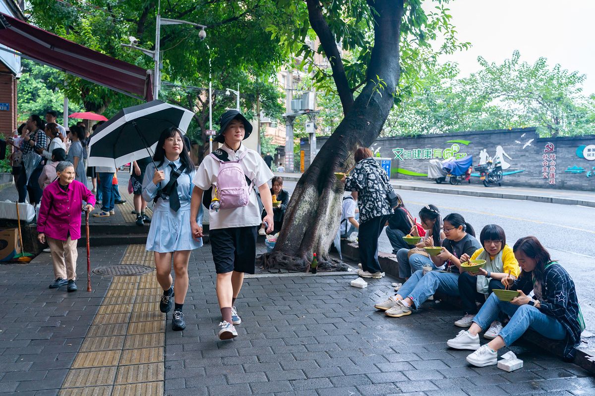 Tourists in Chongqing