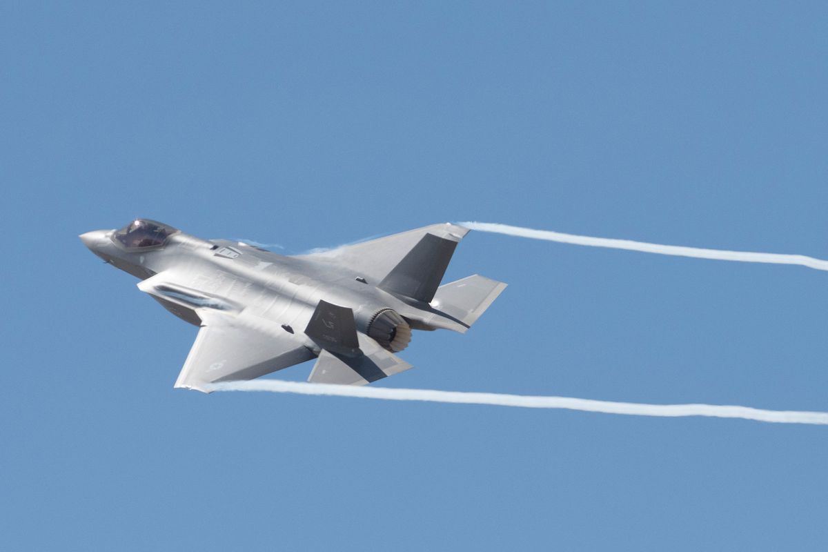 US Air Force showcases F-35
