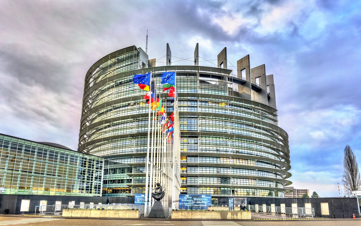 Strasbourg,,France,-,December,5,,2017:,View,Of,The,European