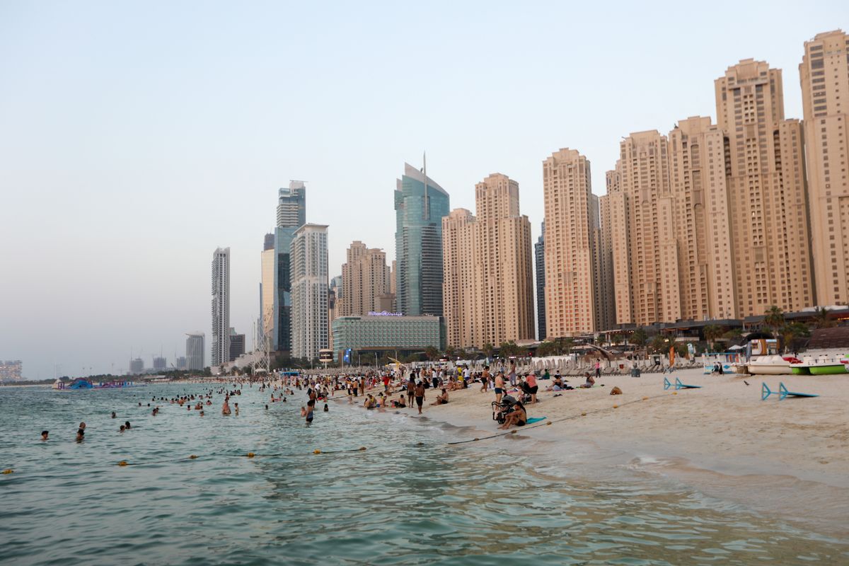 Summer in Dubai beaches