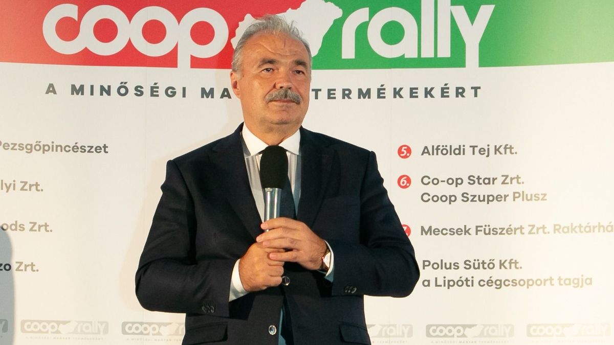 Nagy István a magyar termékeket népszerűsítő Coop Rallyn: biztonságosabb a hazait választani