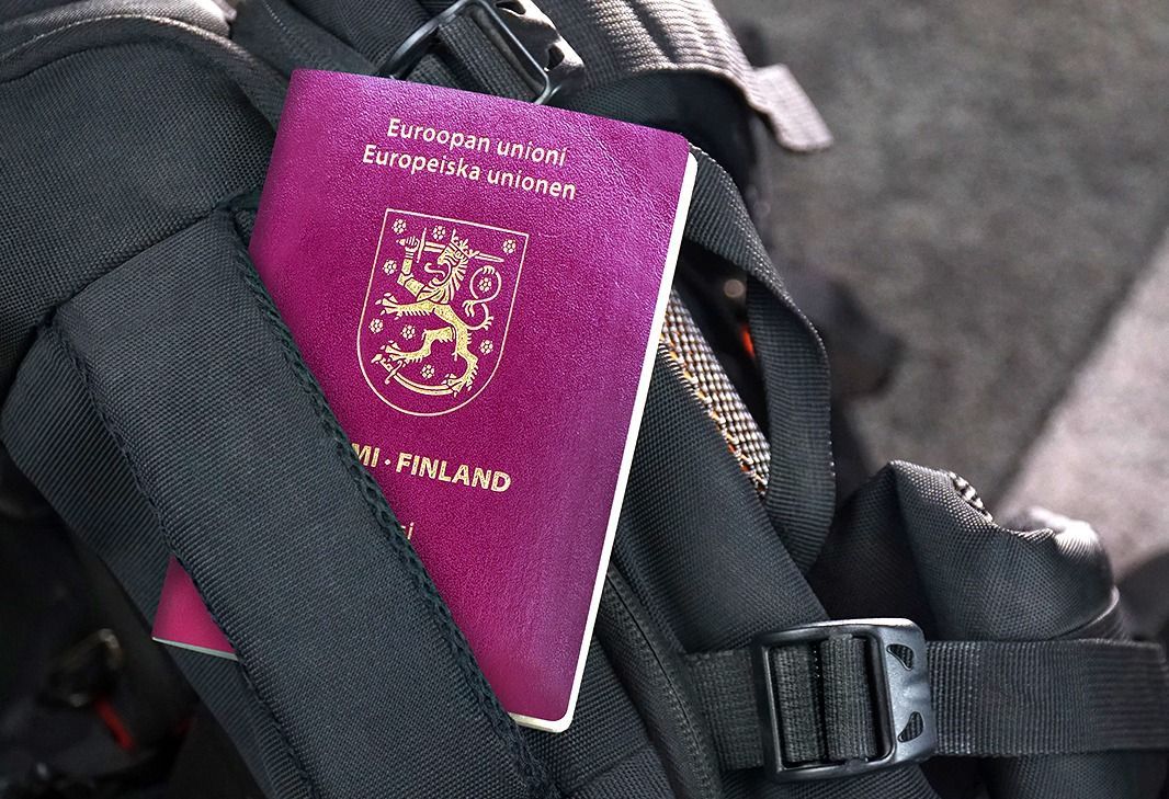 Finland,Passport,On,A,Black,Suitcase,Travel,Bag,-,Finnish
Finland Passport on a Black Suitcase Travel Bag - Finnish