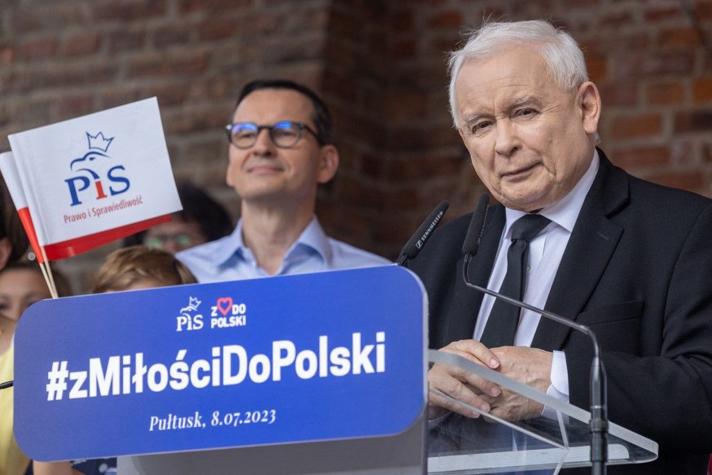 Election Campaign Of Law And Justice Party Leaders In Poland