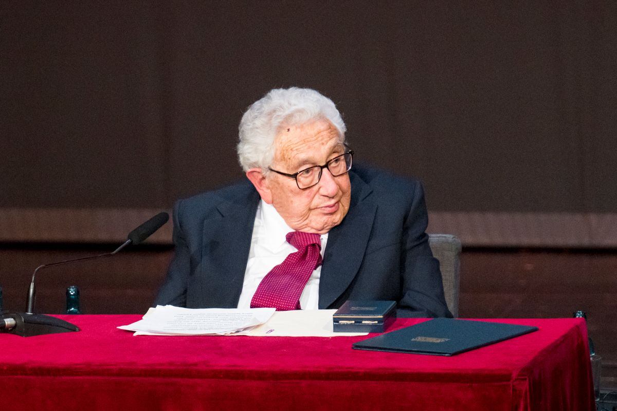 Celebration of the 100th birthday of former US Secretary of State Kissinger