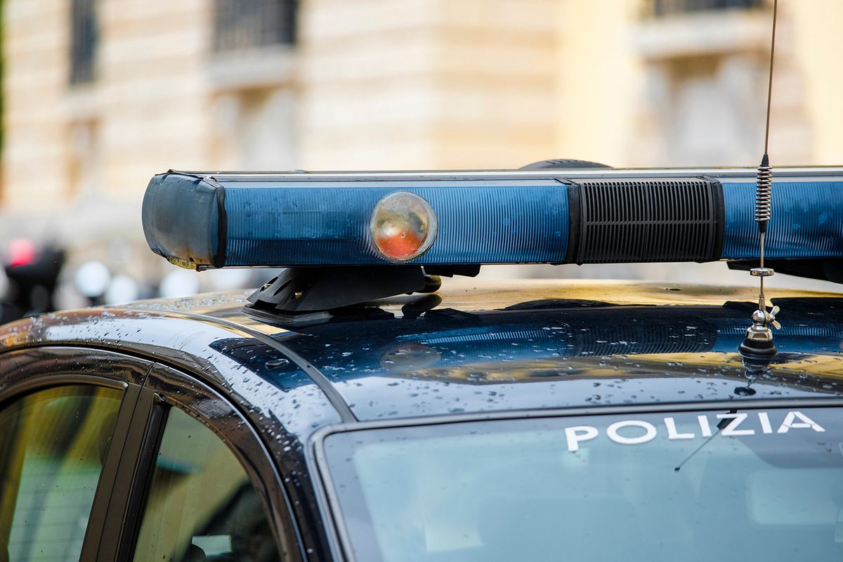 Verona,,Italy,-,July,,27,,2019:,Police,Car,In,Verona,