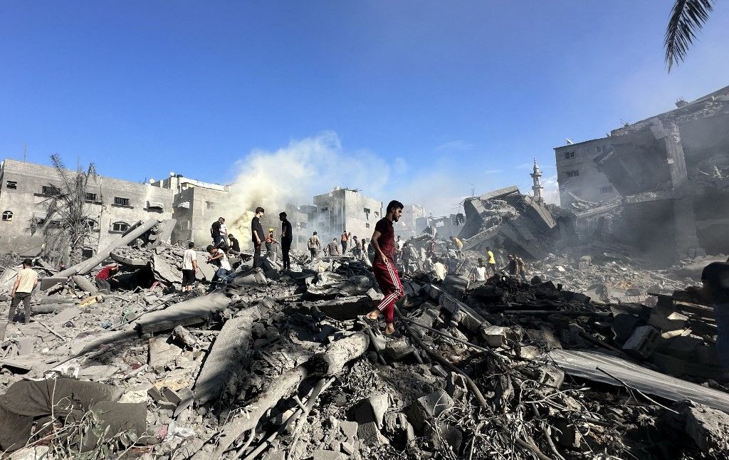 Israeli airstrikes continue on the 11th day in Gaza