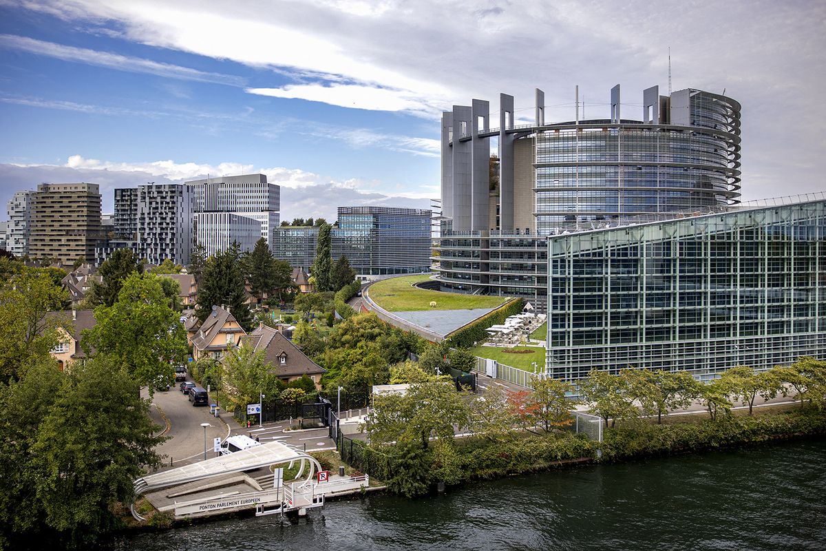 The European Parliament in Strasbourg