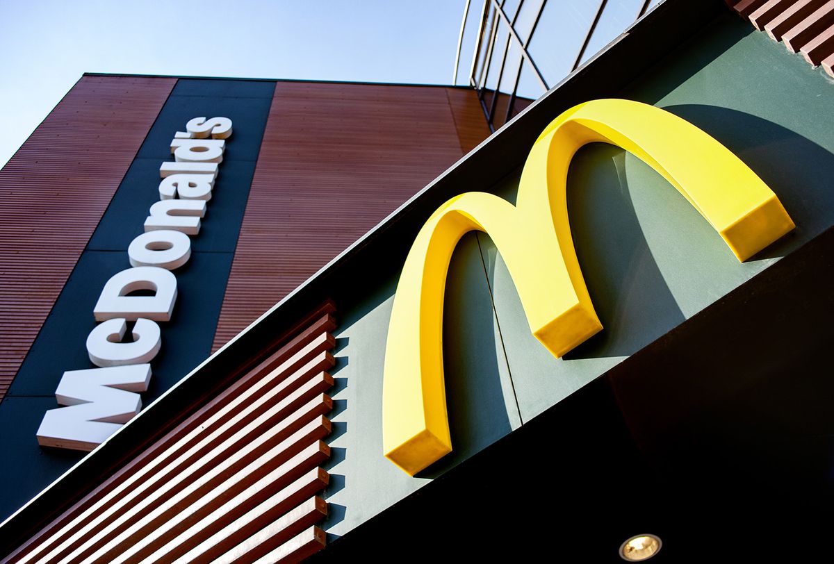 Minsk,,Belarus,-,April,6,,2019:,Mcdonald's,Logo.,Mcdonald's,Is