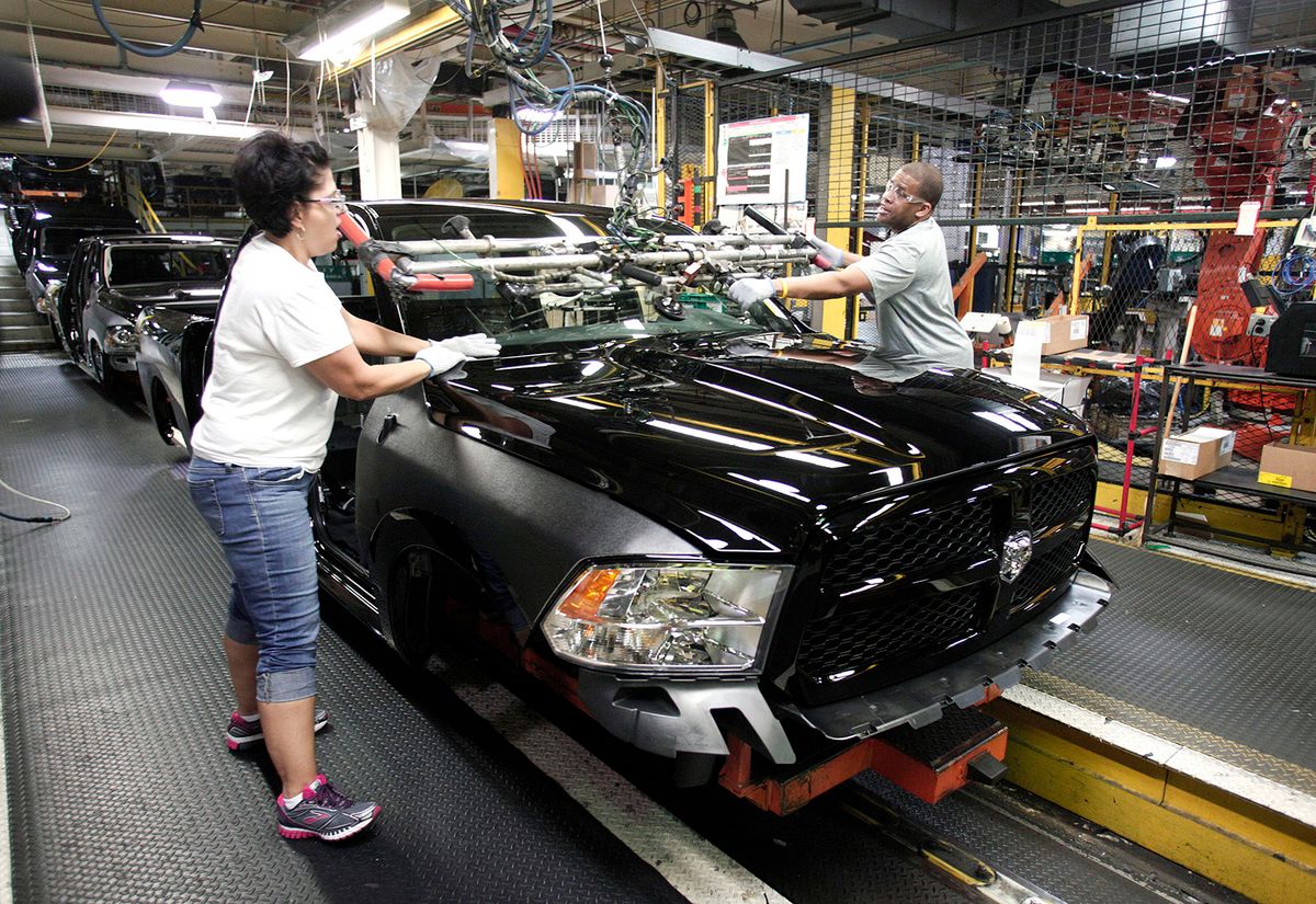 Chrysler Highlights Truck Assembly Plant In Warren, Michigan