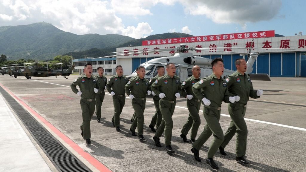 CHINA-HONG KONG-PLA-HONG KONG GARRISON-ROUTINE ROTATION (CN)