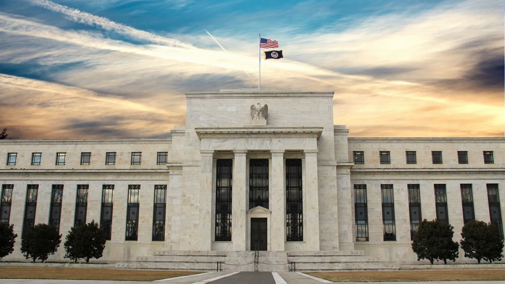 United,States,Federal,Reserve,Bank,Building,On,Constitution,Avenue.,Washington,