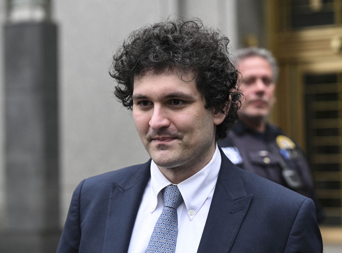 FTX's former CEO, Sam Bankman-Fried, appears in court on federal fraud chargesNEW YORK, USA - JUNE 15: FTX Founder Sam Bankman-Fried leaves from Manhattan Federal Court after court appearance in New York, United States on June 15, 2023. Fatih Aktas / Anadolu Agency (Photo by Fatih Aktas / ANADOLU AGENCY / Anadolu via AFP)