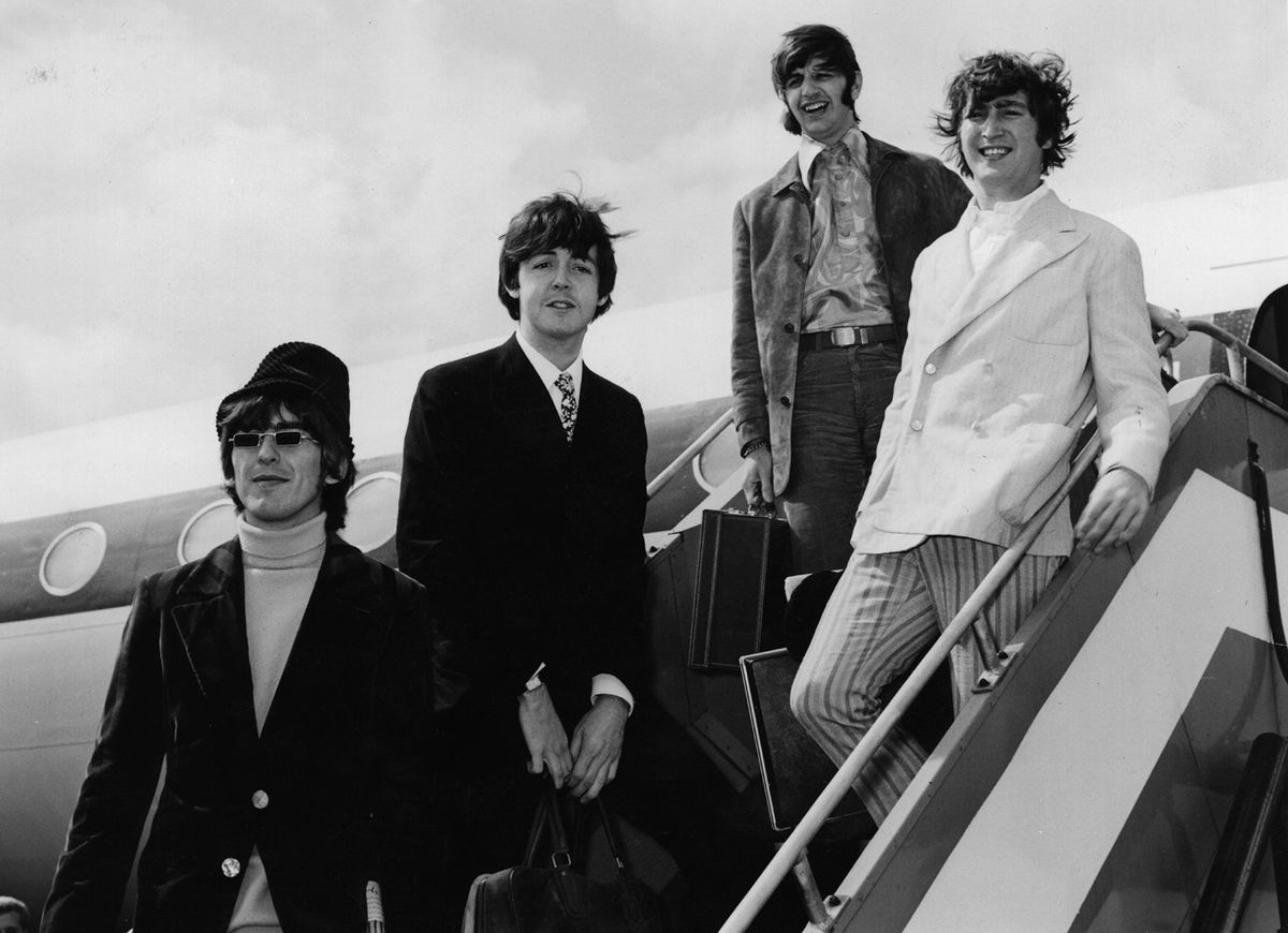 Beatles At Airport