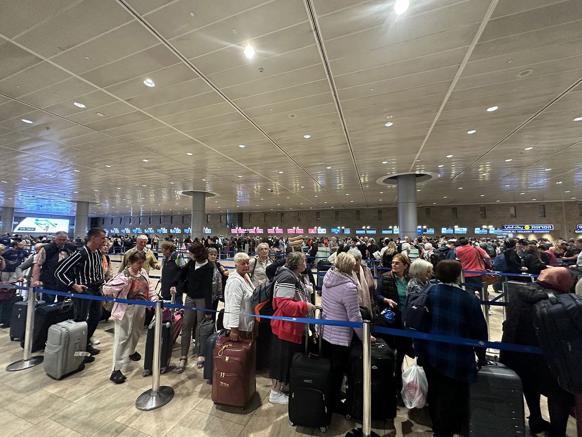 Ben Gurion Airport remains empty due to attacks by Palestinian factions in Israel