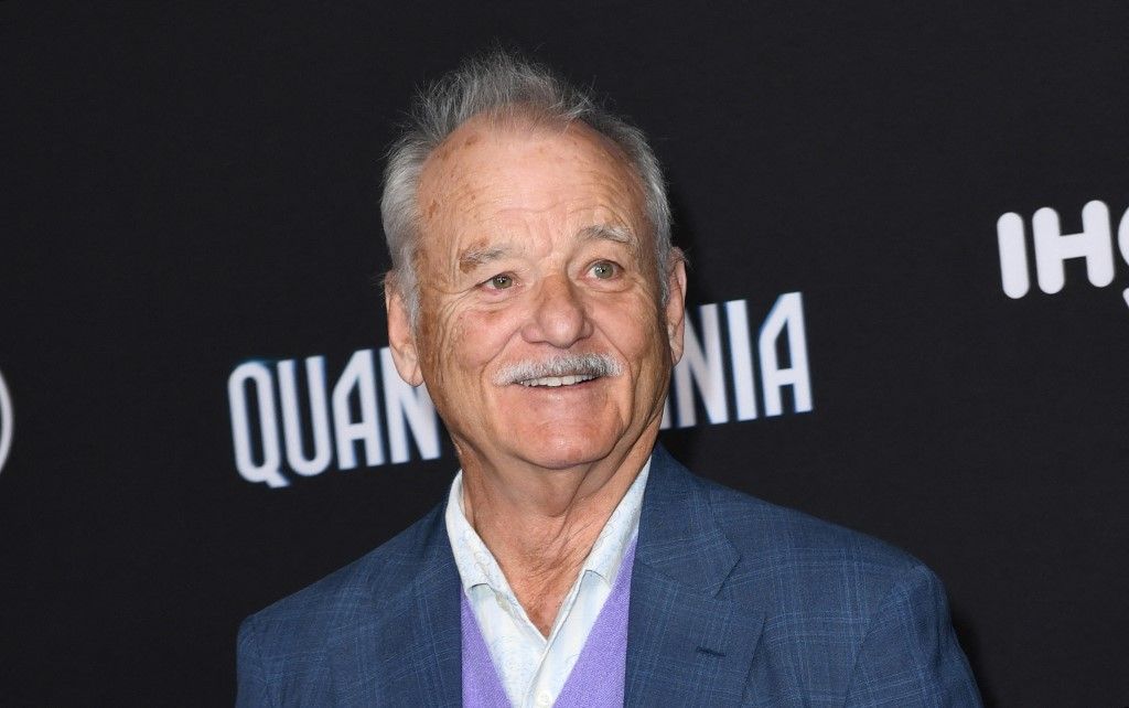 US actor Bill Murray arrives for the World Premiere of Marvel’s "Ant-Man and the Wasp: Quantumania" at the Regency Village Theatre in Los Angeles, February 6, 2023. (Photo by VALERIE MACON / AFP)