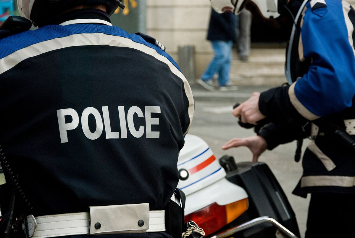 French,Police,In,Paris
