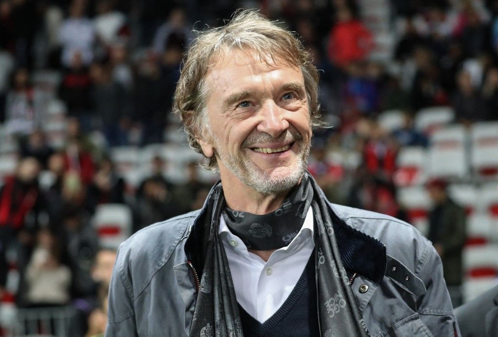 British INEOS Group chairman Sir Jim Ratcliffe looks on prior to the French L1 football match between OGC Nice (OGCN) and Paris Saint-Germain (PSG) at "Allianz Riviera" stadium in Nice, southern France, on October 18, 2019. (Photo by Valery HACHE / AFP)