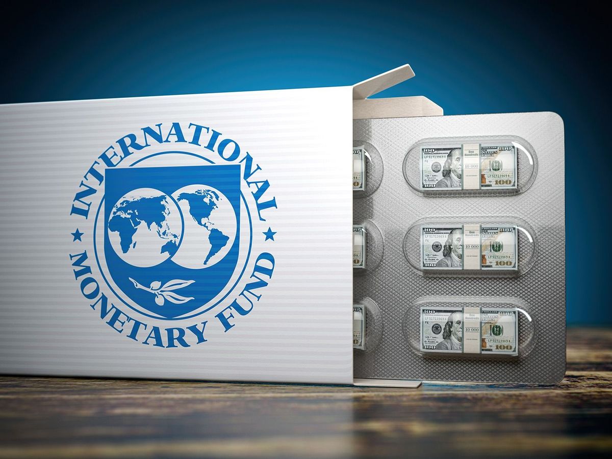 Imf,International,Monetary,Fund,Tranches,Concept.,Pack,Of,Dollars,As IMF International Monetary Fund tranches concept. Pack of dollars as pills in blister pack. 3d illustration