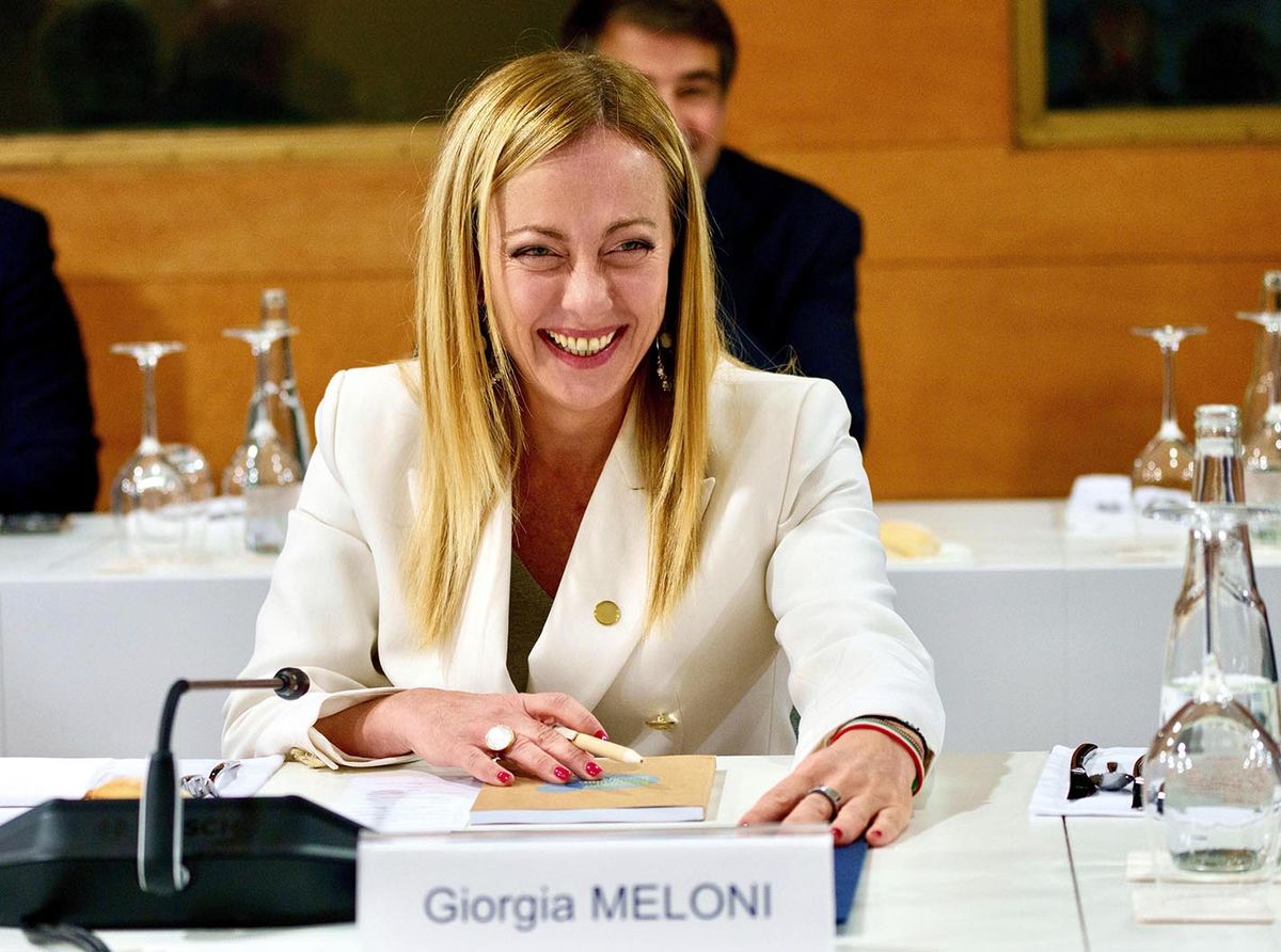 Spain; Granada: Meeting of the European Political Community EU.. Italian Prime Minister Giorgia Meloni
