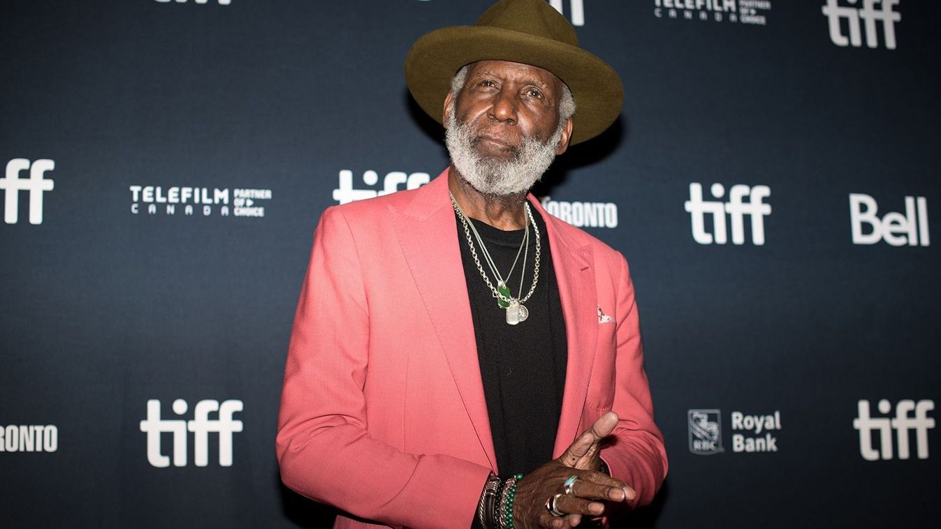 Actor Richard Roundtree poses for a photograph on the red carpet for the film, Moving On, at Roy Thomson Hall during the Toronto International Film Festival Tuesday, September 13, 2022. THE CANADIAN PRESS/ Tijana Martin „Moving On” Premiere At The Toronto International Film Festival September  , 2022