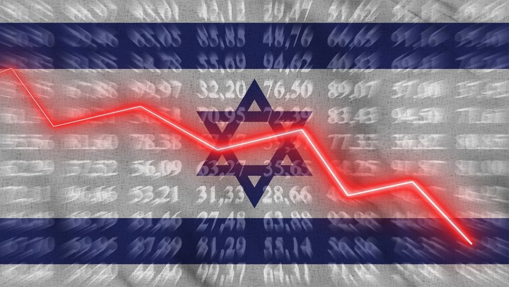 Israel,Financial,Reduce,,Economic,Reduce,,Up,Arrow,In,The,Chart