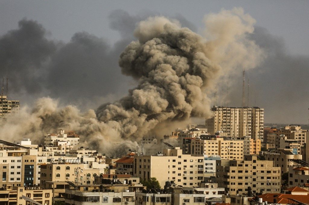 Aftermath Of Israeli Air Strikes In Gaza