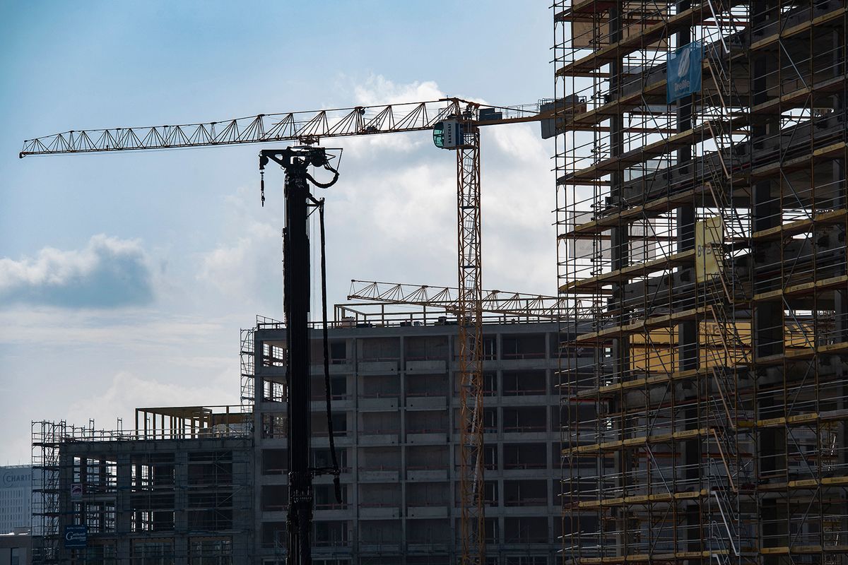 A new large quarter is being built on Heidestraße