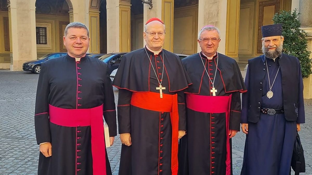 Magyar egyházi vezetőket fogadott Ferenc pápa 