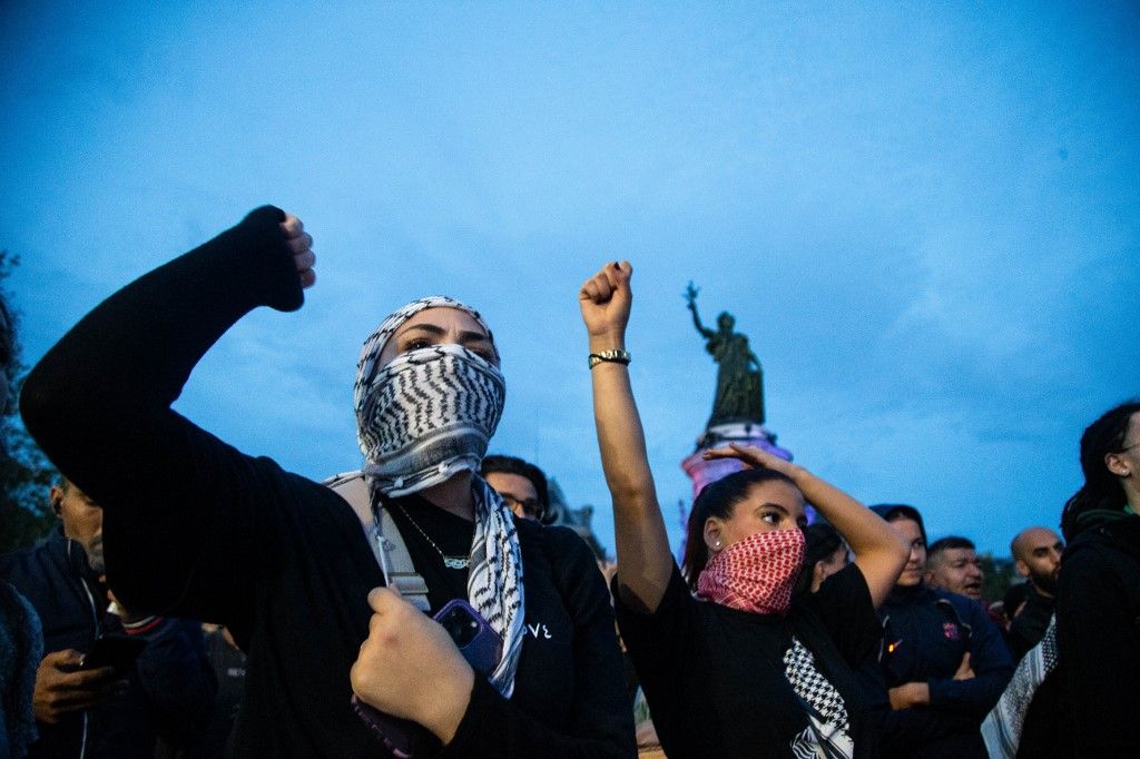 Pro-Palestinian demonstration in Paris