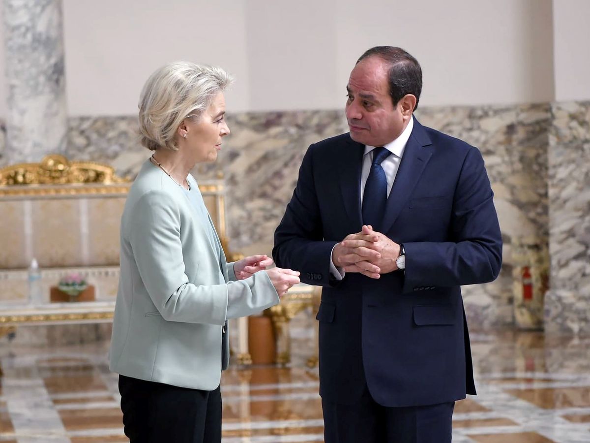 SZÍSZI, Abdel-Fattáh esz-; VON DER LEYEN, Ursula