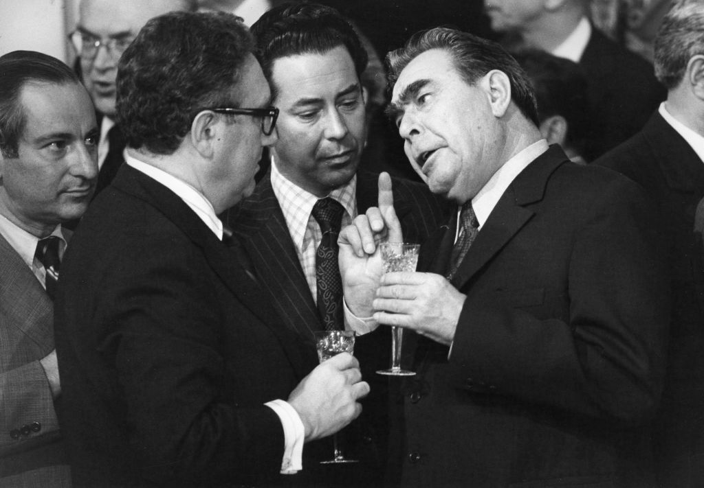 Henry Kissinger et Leonid Brejnev