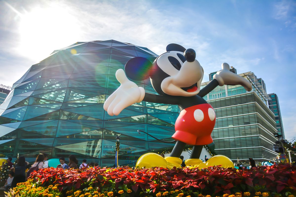 Bangkok,Thailand.,January,1th,,2019.,Mickey,Mouse,Figure,For,Celebration