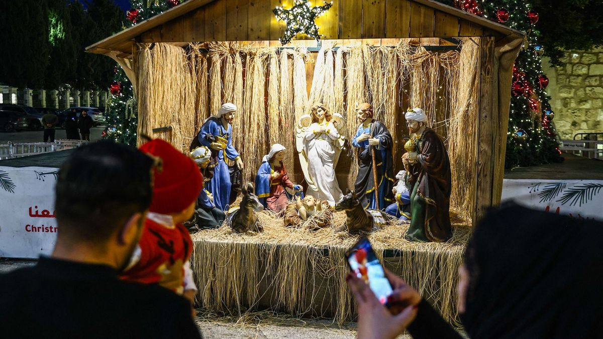 Eltávolították a karácsonyi díszeket Betlehemben