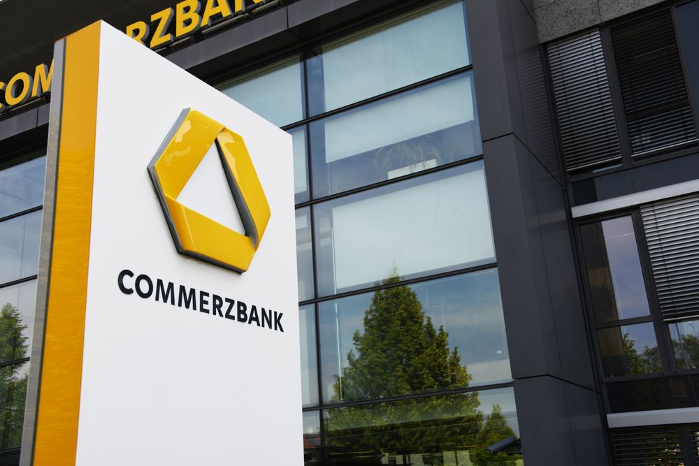 Munich,,Bavaria,,Germany,-,May,19,,2018:,Commerzbank,Logo,In