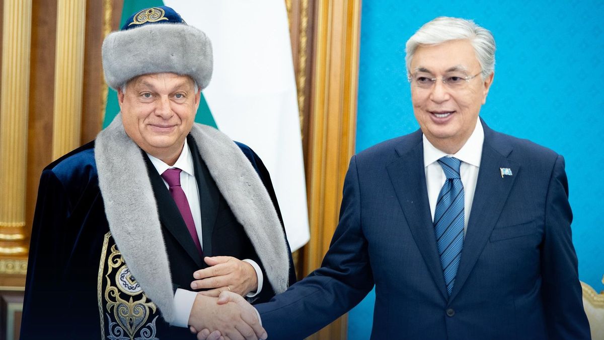 Orbán Viktor különleges ruhában jelent meg Kazahsztánban: „ Közeleg a tél”