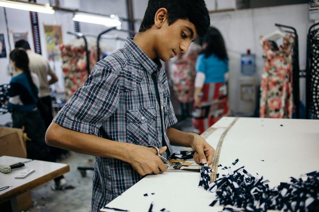 Garment Workers In TurkeyWorkers in a small garment factory in the Kurtulus neighborhood of Istanbul.  (Photo by Jodi Hilton/NurPhoto) (Photo by JODI HILTON / NurPhoto / NurPhoto via AFP)