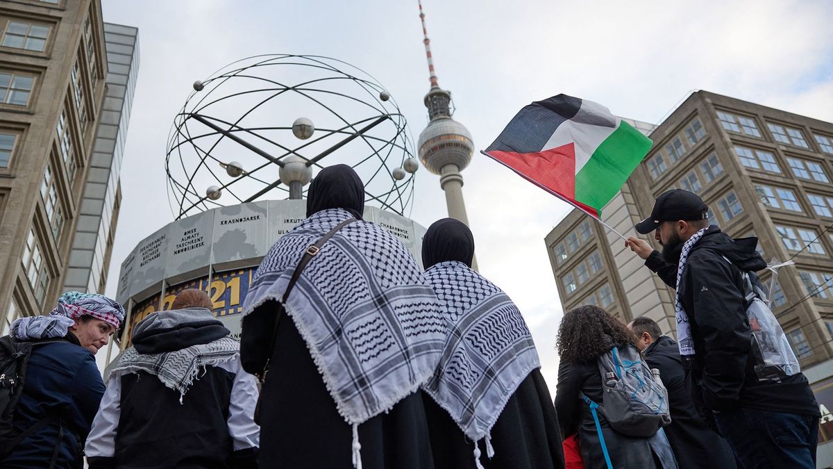 Megszaporodtak a palesztinpárti graffitik Berlinben