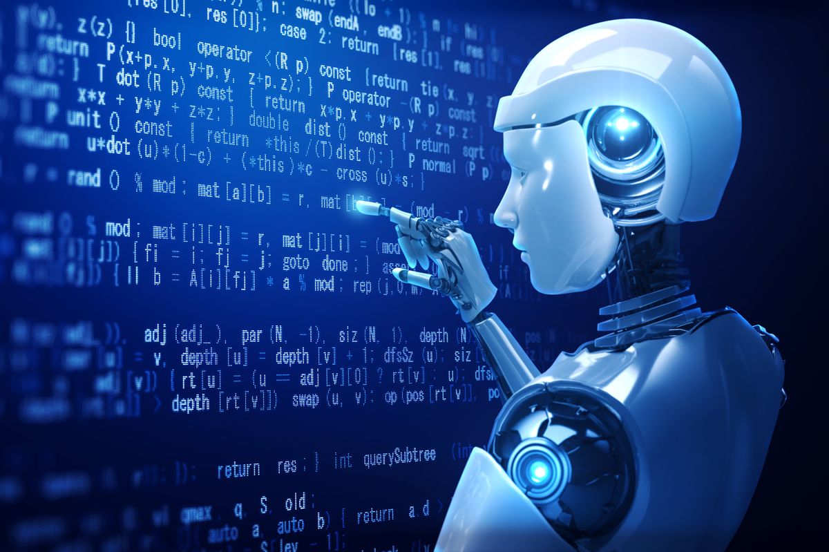 Artificial intelligence robot generate code