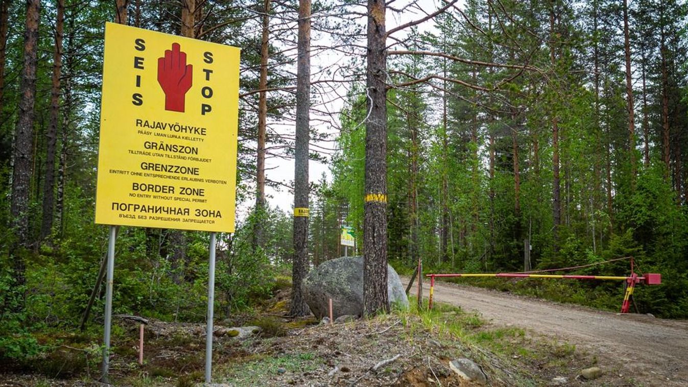 Ilomantsi,,Finland,-,July,15,,2020:,Stop,Sign,At,Finland