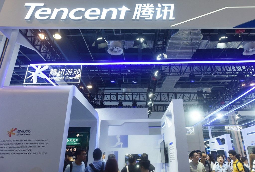 Tencent 2023 Q2 Revenue GrowthSHANGHAI, CHINA - JULY 6, 2023 - (FILE) Visitors visit the stand of Tencent at the 2023 World Artificial Intelligence Conference in Shanghai, China, July 6, 2023. On the evening of August 16, 2023, Tencent released the second quarter of 2023 financial report, which showed that Tencent's revenue in the second quarter was 149.2 billion yuan, an increase of 11%, and the net profit under non-international financial reporting standards was 37.5 billion yuan, an increase of 33%. (Photo by Costfoto/NurPhoto) (Photo by CFOTO / NurPhoto / NurPhoto via AFP)
