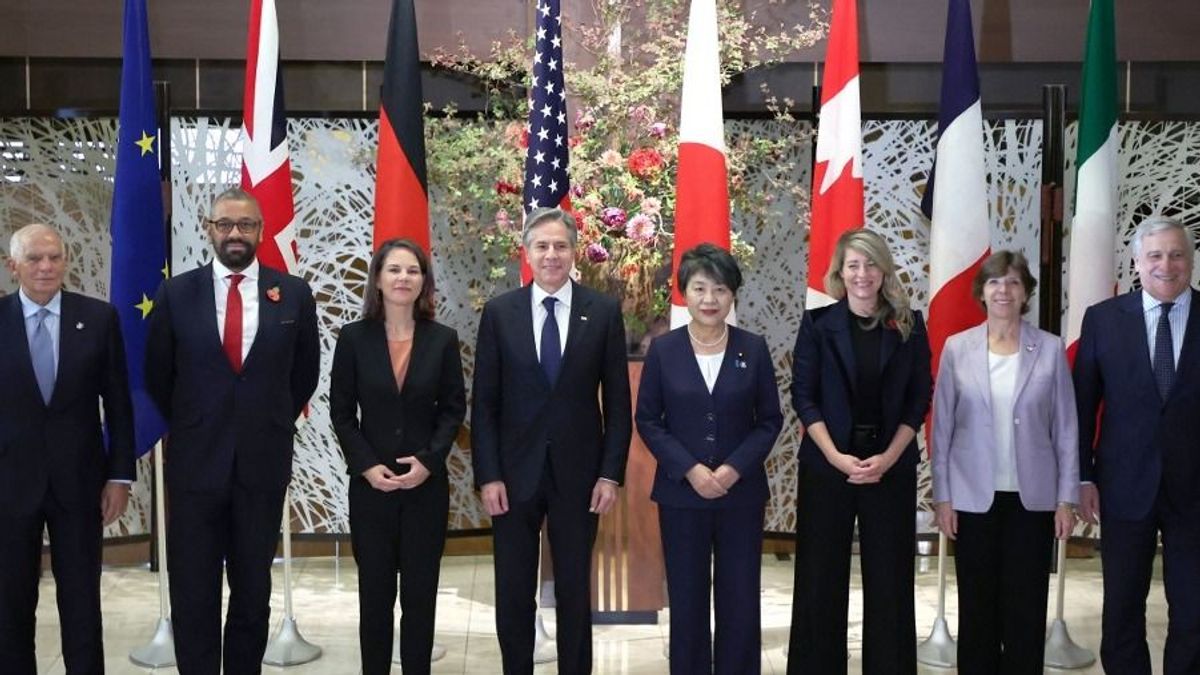 A G7 országai továbbra is kiállnak Ukrajna mellett, és sürgetik a gázai segélyszállítmányokat is